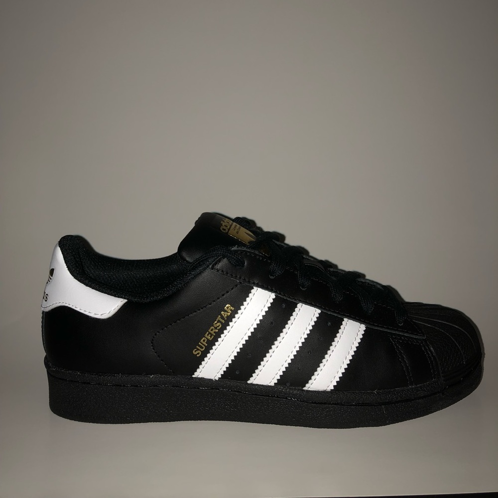 Adidas superstar black/gold